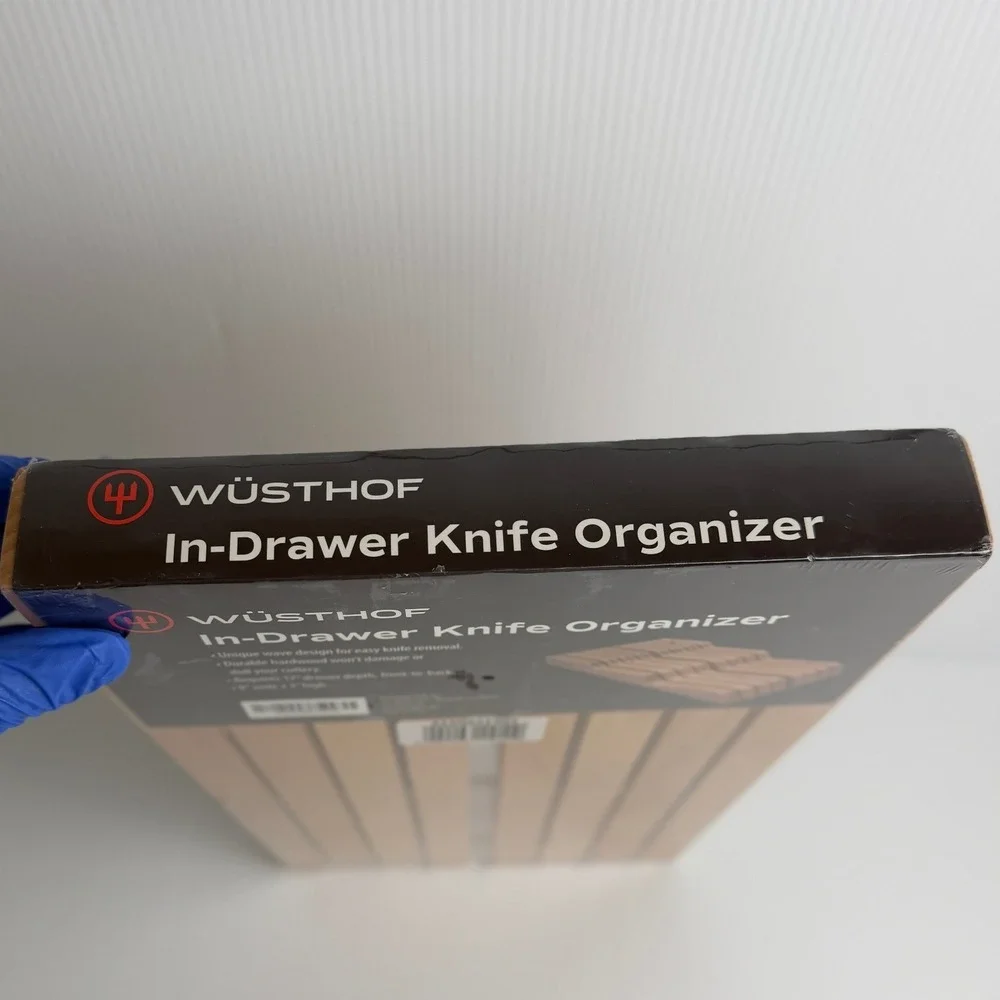New Wusthof In-Drawer Knife Organizer 14 Slot Beechwood Storage Tray